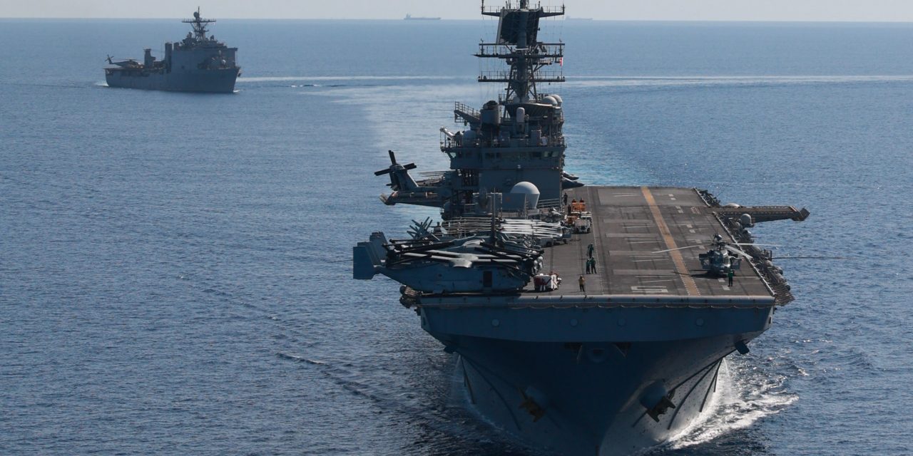 USS Bataan and USS Carter Hall Now in Eastern Mediterranean Sea