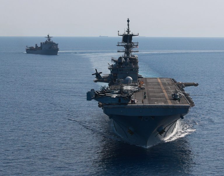 USS Bataan and USS Carter Hall Now in Eastern Mediterranean Sea