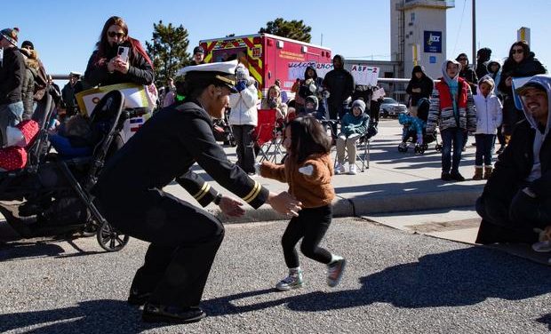 After an Extended Deployment, USS Gerald R. Ford Returns Home