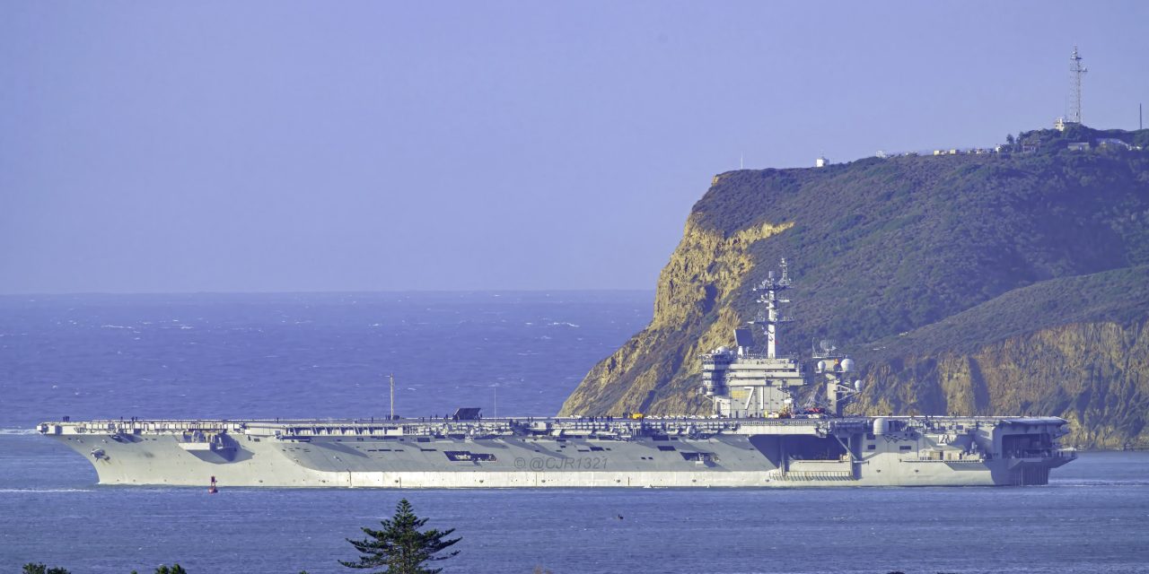 USS Theodore Roosevelt Deploys from San Diego