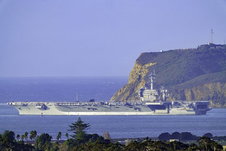 USS Theodore Roosevelt Deploys from San Diego