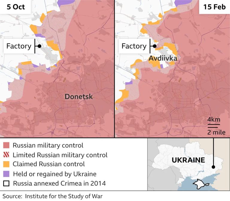 Ukraine Realigns Forces in Avdiivka Amid Intense Conflict