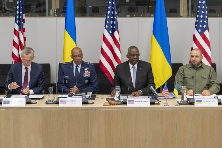 Defense Secretary Praises Global Support for Ukraine, Announces New Aid