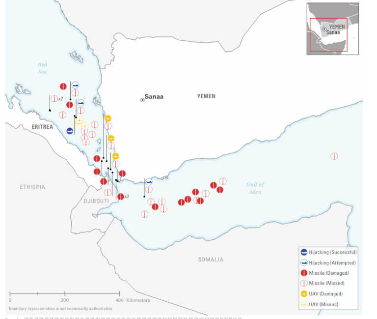 Houthi Assaults Send Shockwaves Through Global Trade, Dropping Container Shipping by 90%