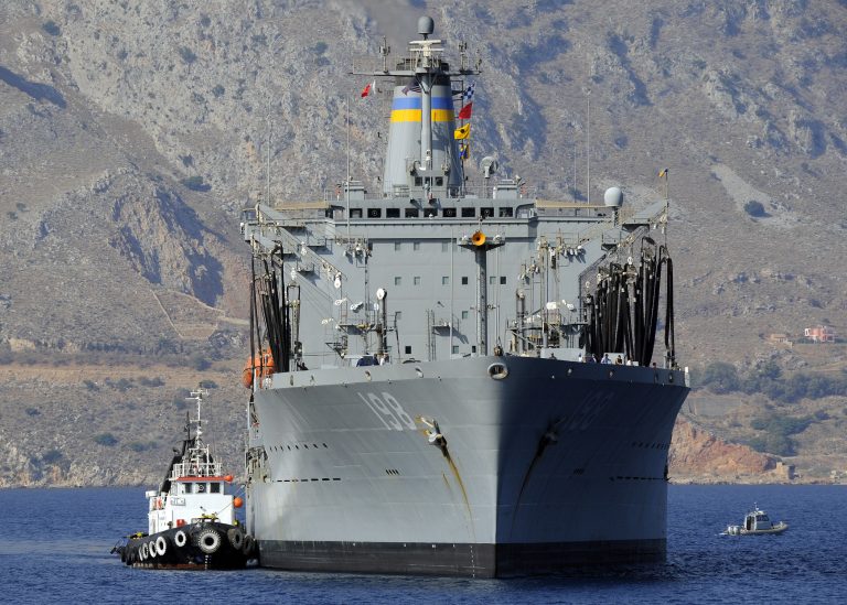 Navy Faces Fuel Shortage in Middle East After Supply Ship Runs Aground