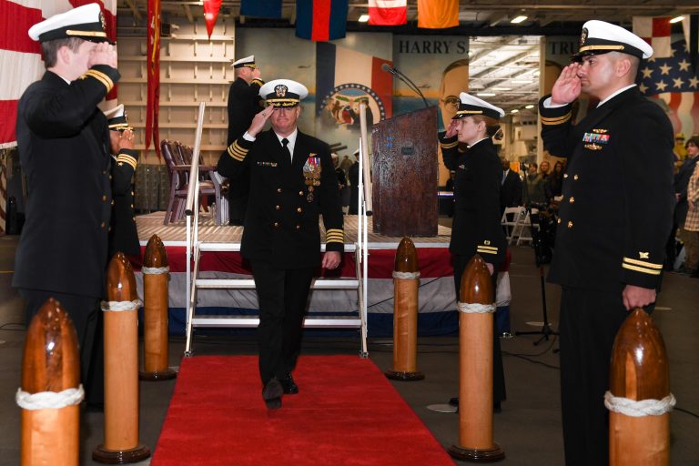 Captain Packs His Bags as Navy Swaps Out Truman Skipper After Collision