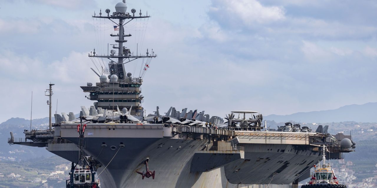 USS Harry S. Truman Docks in Greece After Navigating Through Red Sea Turbulence