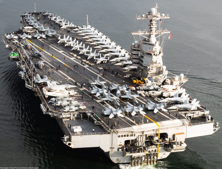 Navy’s Biggest Aircraft Carrier Steams into the Narco Zone