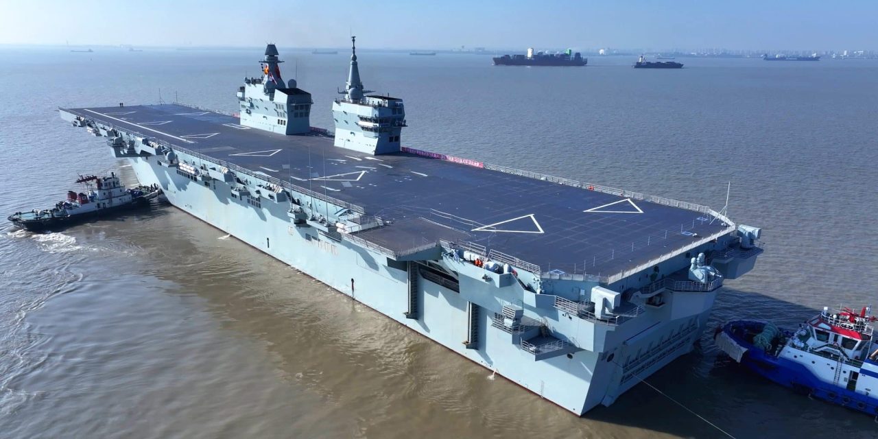 China Launches Drone-War Amphib: Sichuan Begins Sea Trials