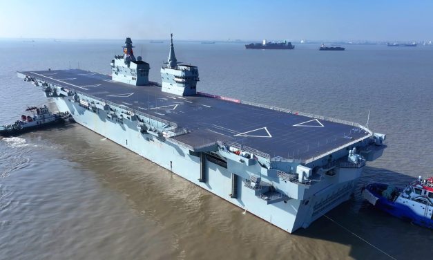 China Launches Drone-War Amphib: Sichuan Begins Sea Trials