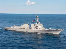 USS Truxtun Collides With USNS Supply During Replenishment at Sea in Caribbean USS Truxton