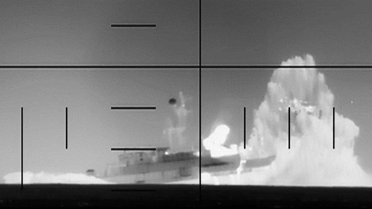 Pentagon Video Shows U.S. Sub Sinking Iranian Frigate 1,500 Miles From Iran