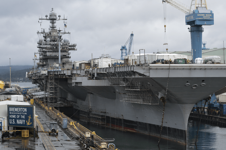 This is what a stretched Navy looks like