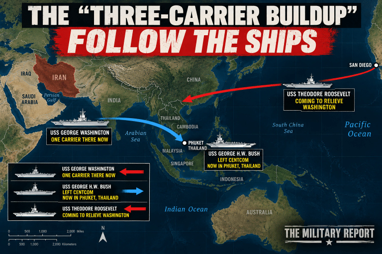 That ‘Three-Carrier Buildup’ Lasted About Two Days