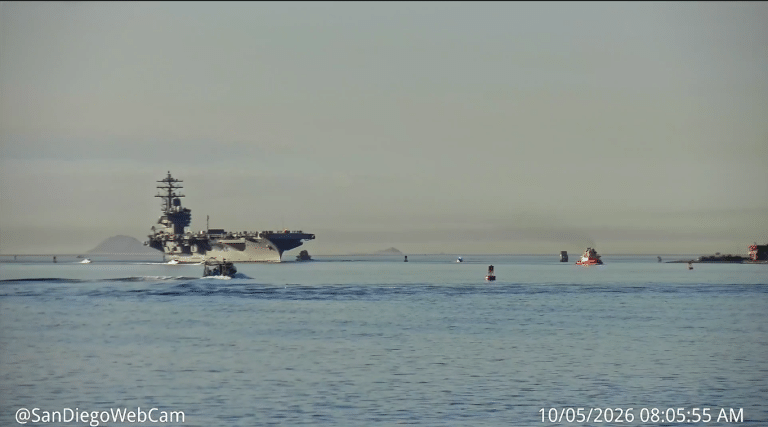 BREAKING: USS Ronald Reagan Arrives in San Diego